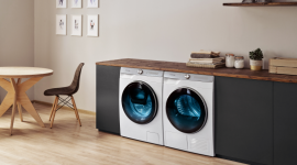 Smart duet: pralka i suszarka Samsung AI Control i smartfon