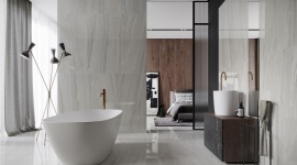 Od nowoczesnego minimalizmu po elegancką klasykę Dom, LIFESTYLE - O możliwościach projektowych, jakie dają wielkoformatowe gresy Opoczno mówi projektant wnętrz Aleksandra Kurowska.