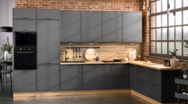 Kuchnia z długim terminem atrakcyjnego wyglądu Dom, LIFESTYLE - Meble w modnym kolorze czy może jednak uniwersalne dekory drewna? Jedno nie musi wykluczać drugiego! Nie masz pomysłu na aranżację kuchni? Połącz oba dekory. Będzie gustownie, z klasą, a co najważniejsze – pięknie i ponadczasowo.