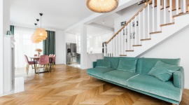 Domowa przystań w stylu Art Deco Dom, LIFESTYLE - Eleganckie mieszkanie zachwyca pięknym, funkcjonalnym wnętrzem w eklektycznym stylu oraz bogatą paletą barw i wzorów.