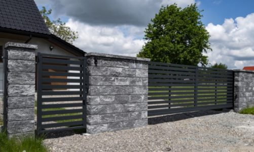 Proporcje idealne – Nowoczesne Ogrodzenie Frontowe Malchit 80/P-40