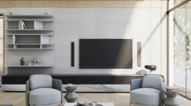 Nowoczesna stodoła – stylowa oaza spokoju dla rodziny Dom, LIFESTYLE - Dom, którego wnętrza zaprojektowali architekci MIKOŁAJSKAstudio, składa się z dwóch połączonych ze sobą brył zwieńczonych dachami dwuspadowymi. Nietypowa forma miała duży wpływ nie tylko na układ funkcjonalny wnętrz, ale również na aranżację.