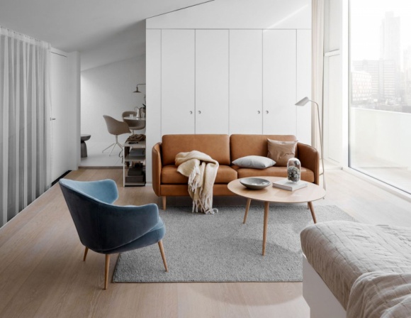 Lille: perfekcyjna sofa do małych przestrzeni w miejskim stylu