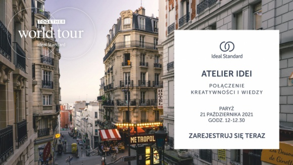 Dom, LIFESTYLE - Pasjonatów mody, wielbicieli dobrego designu oraz miłośników podróży Ideal Standard zabiera do Paryża. 21 października o 12.00 . Bądźcie z nami!