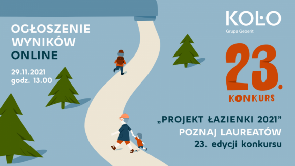 Dom, LIFESTYLE - Już w najbliższy poniedziałek, 29 listopada o godz. 13.00, odbędzie się finał konkursu KOŁO „Projekt Łazienki 2021”, podczas którego poznamy laureatów tegorocznej edycji.