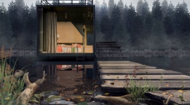 Innowacyjny projekt domku letniskowego na środku jeziora Dom, LIFESTYLE - Vatn to w języku islandzkim woda. Nie przez przypadek więc nazwę taką zyskał domek letniskowy zaprojektowany z myślą o lokalizacji na środku jeziora przepływowego, który zdobył nagrodę w kategorii Innowacje w 12. edycji konkursu VASCO Integracja.