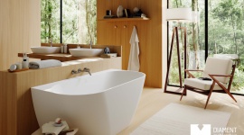 FJORDD z Diamentem Meblarstwa Dom, LIFESTYLE - Kolejna nagroda dla marki FJORDD! Tym razem nagrodzona została RAMSA. Kolekcja, składająca się z wanny przyściennej i umywalki, którą można zarówno zamontować na blacie, jak i podwiesić, zyskała tytuł „Diament Meblarstwa”.