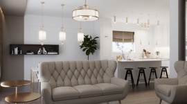 Amerykański glamour w domu pod Poznaniem Dom, LIFESTYLE - Przestrzeń zaprojektowana przez Barbarę i Łukasza Echaust z pracowni Echaust Design znajduje się w malowniczej miejscowości Skórzewo. Z okien roztaczają się sielskie widoki na otaczającą naturę.